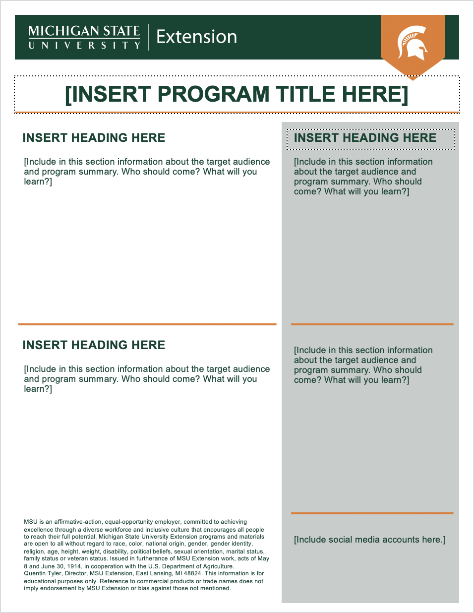 Flyer Example 3