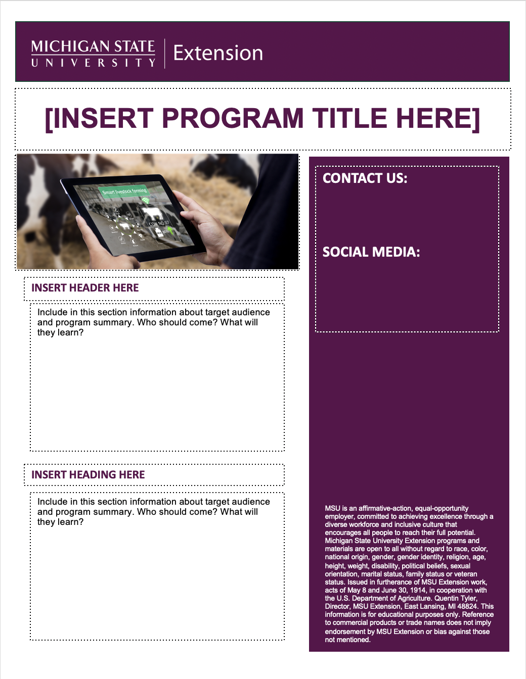 Flyer Example 1