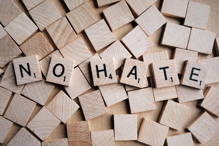 Wood Scrabble letters that say 