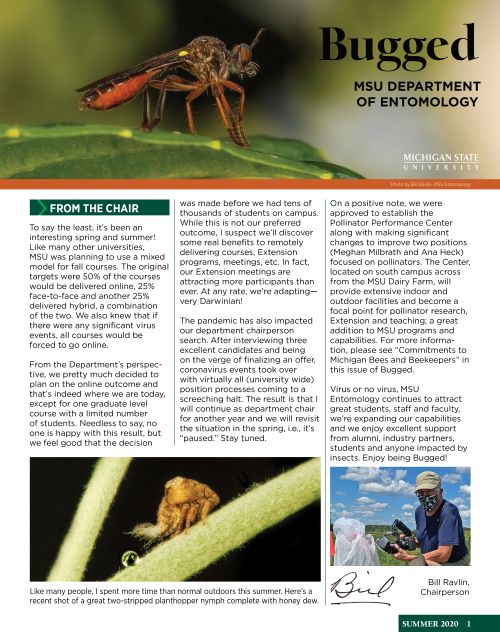 Cover of newsletter