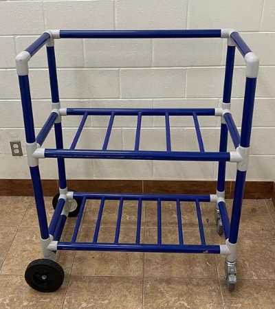 ECE Recess Cart resize.jpg Recess carts can be moved indoors or out and stocked with physical activity equipment.