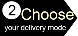 arrow image with words 2 choose your delivery mode