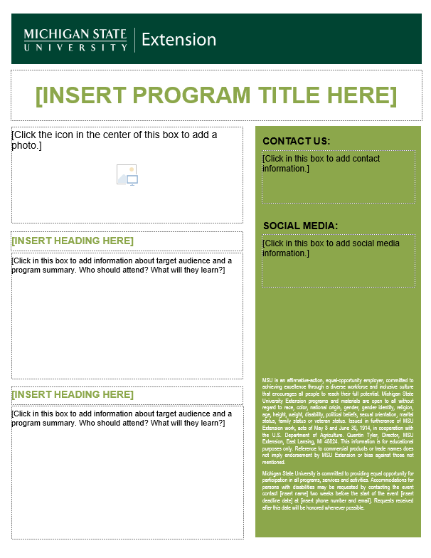 Flyer Template 1